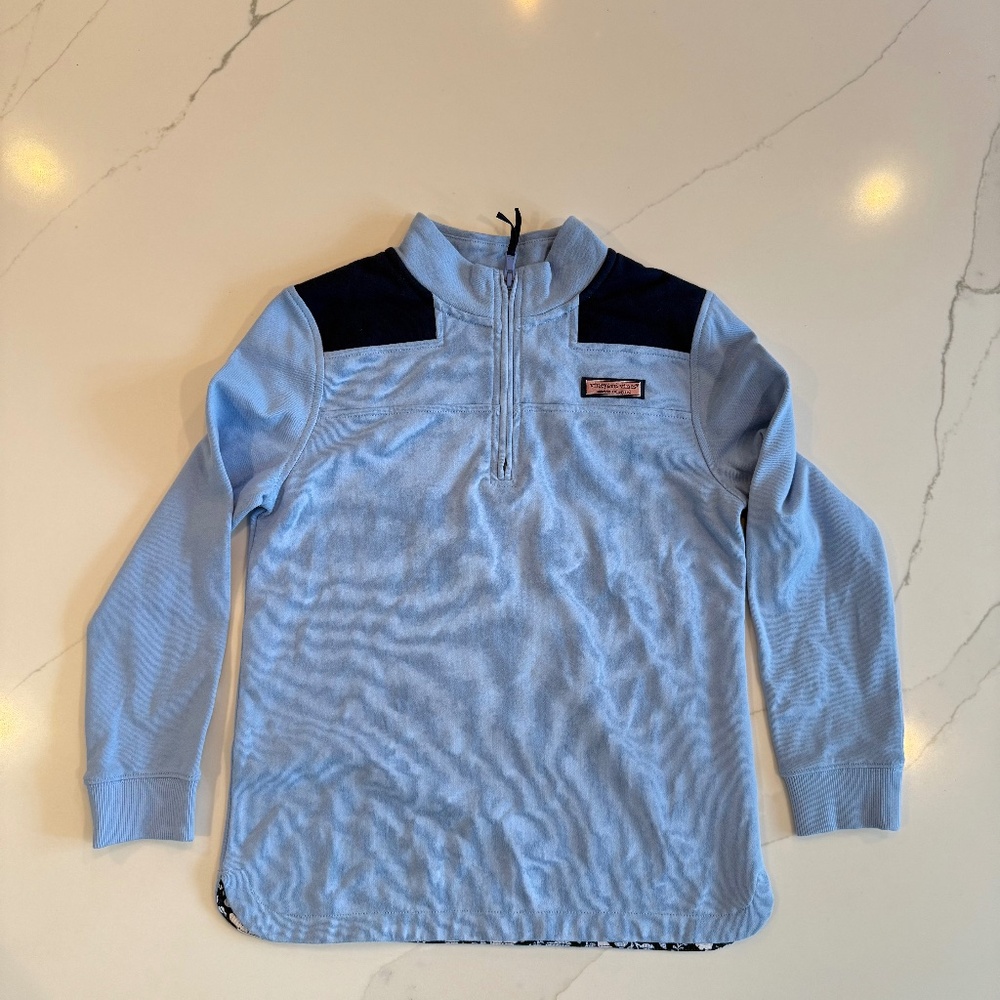 Vineyard Vines Contrast Shoulders Relaxed Shep Shirt - Girls'